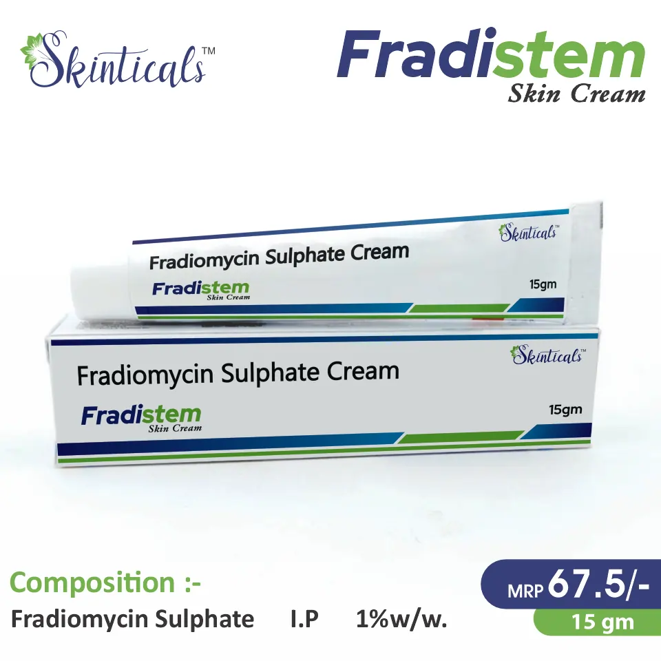 Fradiomycin Sulphate 1% Cream | Topical Antibiotic | Best Price for PCD Pharma Franchise